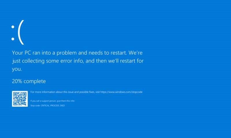 Microsoft змінить “синій екран смерті”