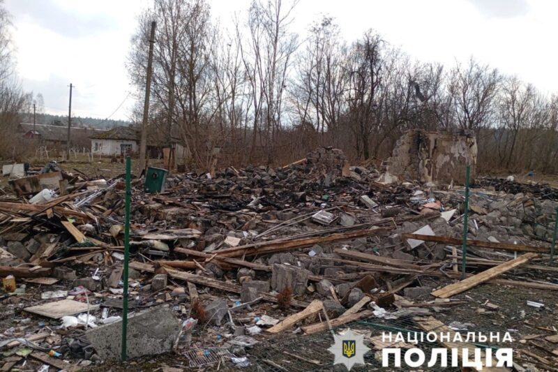 На Сумщині російським обстрілом знищено релігійну споруду