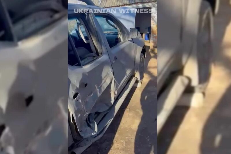 На Харківщині дрон РФ влучив в авто з журналістом