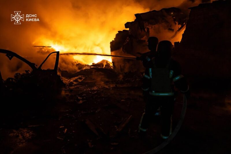 Нічна атака на Київ: з’явилися фото наслідків