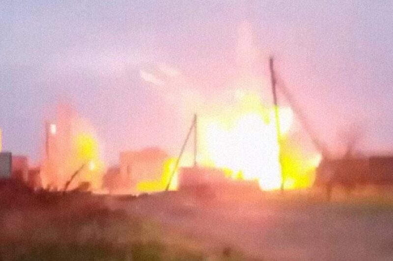У Мелітополі підірвали броньовик з “кадирівцями”