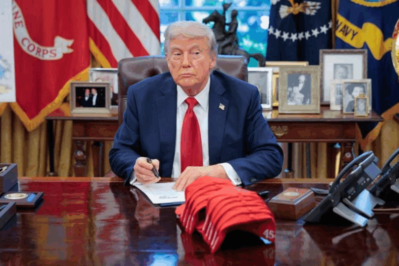 В офіційному магазині Дональда Трампа з’явилися кепки Trump 2028