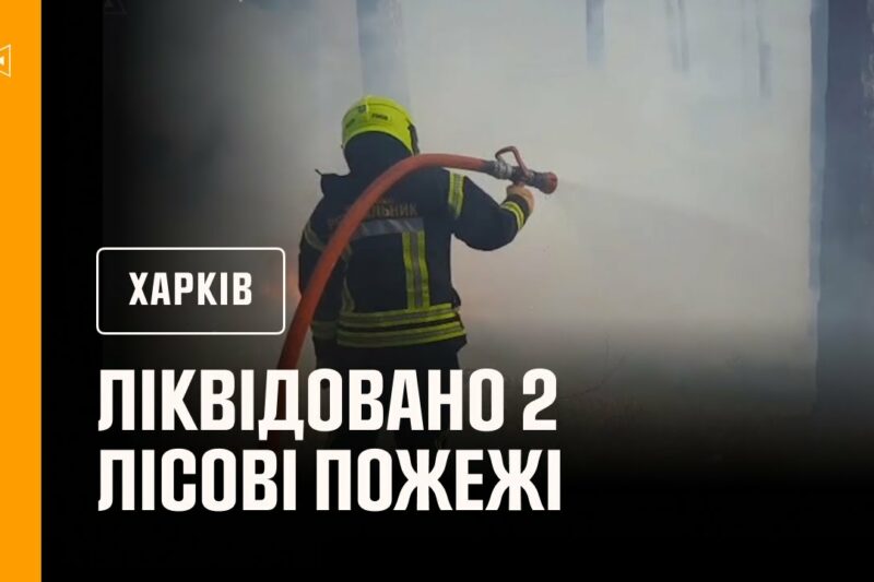 На Харківщині ліквідовані 2 лісові пожежі