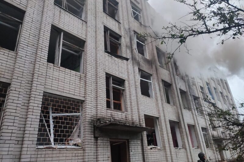 РФ вдарила по Черкащині: пошкоджено навчальний заклад, поранено чоловіка
