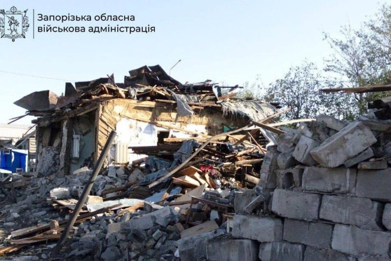 Росіяни скинули на Оріхів вісім КАБів, є постраждалі