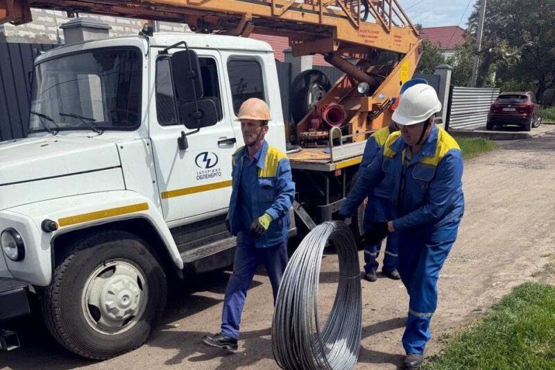 Тисячі мешканців Запоріжжя без світла через атаку РФ