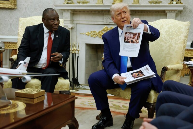 Трамп накинувся на президента ПАР зі звинуваченнями