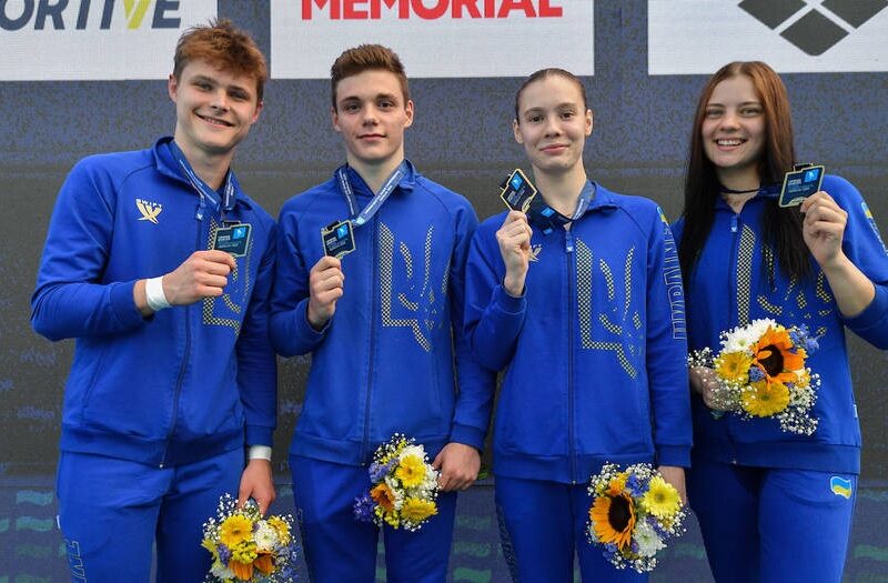 Українські стрибуни у воду перші в медальному заліку чемпіонату Європи-2025
