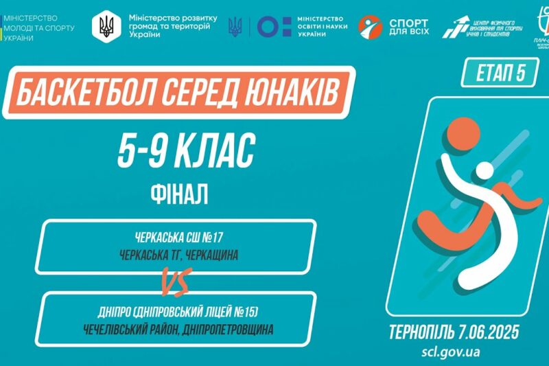 🏀Баскетбол [юнаки] 9-11 класи | ФІНАЛ | Пліч-о-пліч [ Етап 5 ] 7.06.25