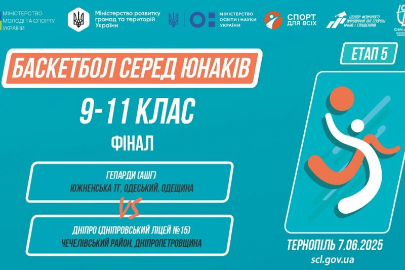 Баскетбол [юнаки] 5-9 класи | ФІНАЛ | Пліч-о-пліч [ Етап 5 ] 7.06.25