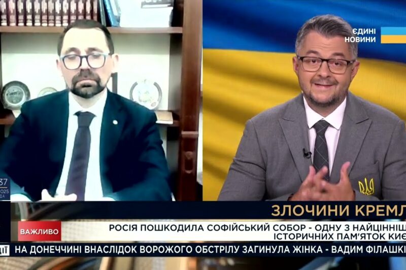 Коментар Миколи Точицького щодо пошкоджень Софії Київської та Одеської кіностудії