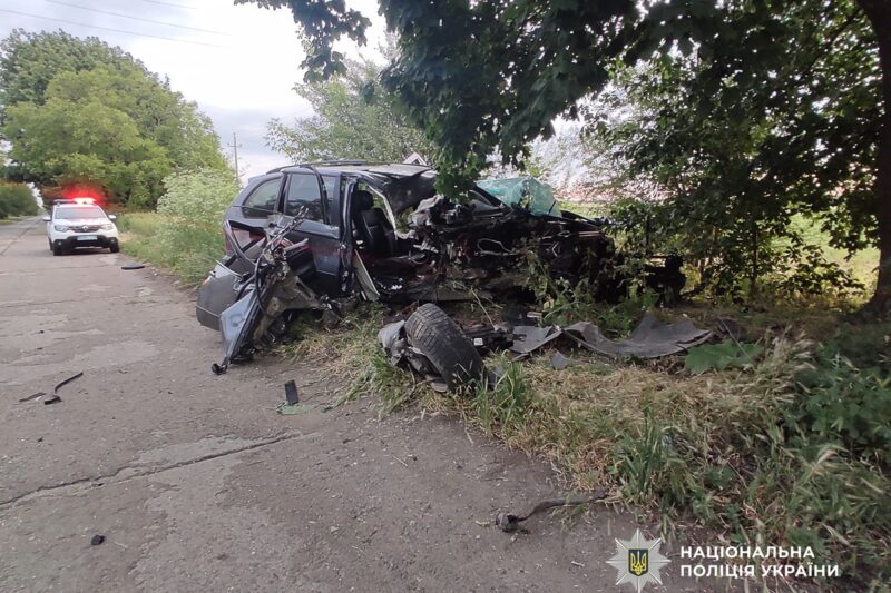 На Одещині водій врізався в дерево, є загиблий