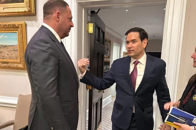 Єрмак розповів про переговори з Рубіо у Вашингтоні