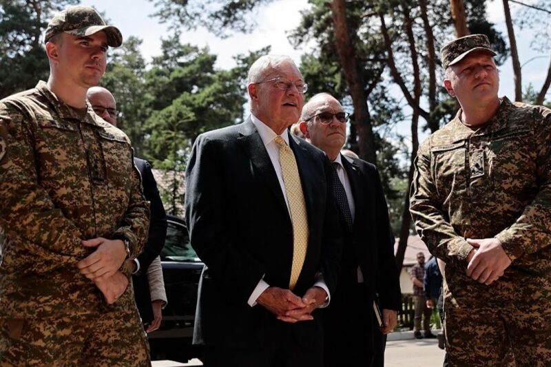 General Keith Kellogg has visited training locations of the National Guard of Ukraine