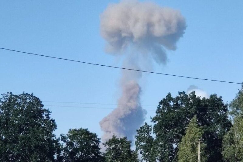 У Житомирі стався потужний вибух на АЗС