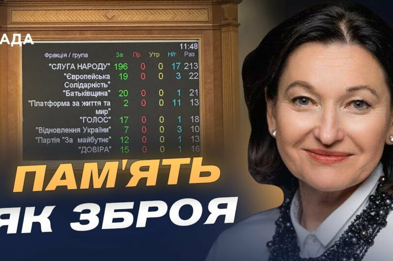 Новий законопроєкт про національну пам’ять: чому це питання безпеки | Ірина Констанкевич