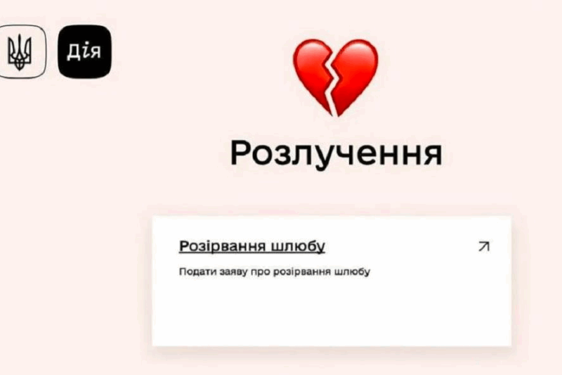 Розлучення онлайн: відомо, коли запрацює нова послуга у Дії