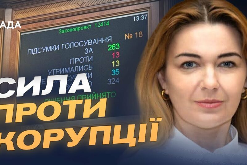 Як новий закон вплине на антикорупційні органи — пояснює народна депутатка Олена Мошенець