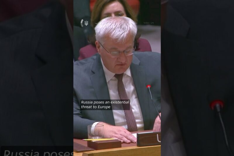 Ukraine’s Foreign Minister Andrii Sybiha at the Emergency Meeting of the UN Security Council 🇺🇳