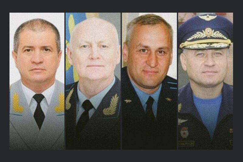 ГУР оприлюднило імена генералів РФ, причетних до ракетного терору