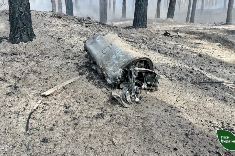 На Черкащині через російські ракети пошкоджено майже 6 гектарів лісу