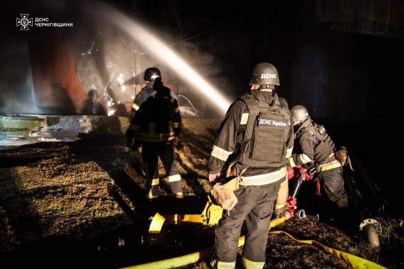 На Чернігівщині росіяни вдарили по рятувальниках