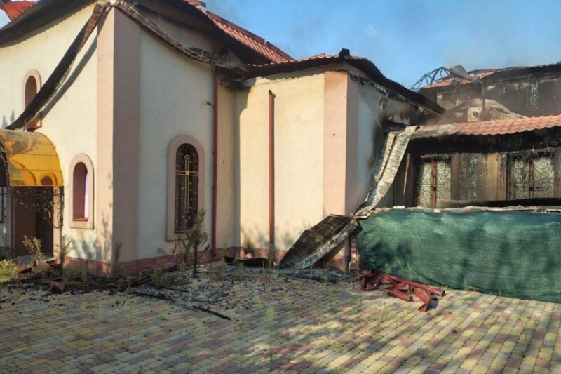 Росіяни обстріляли храм УПЦ МП на Донеччині