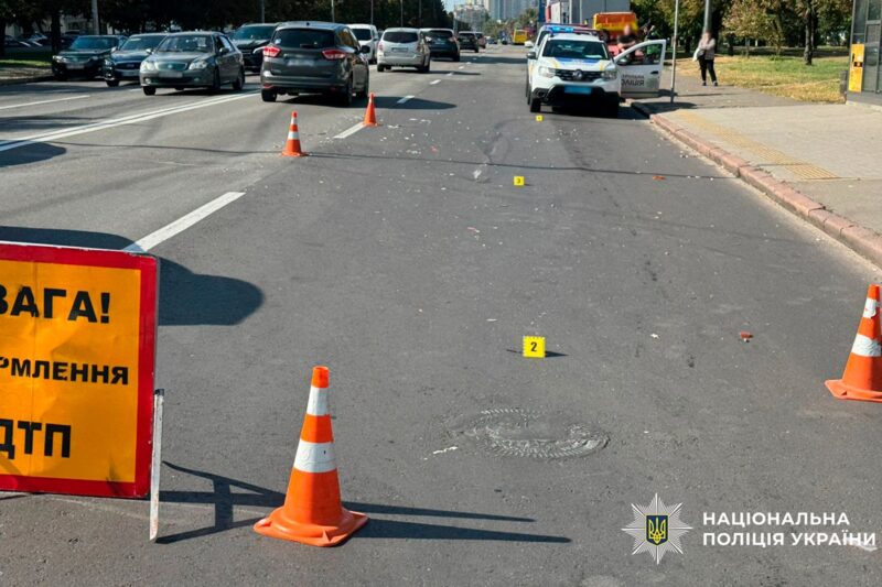 У Києві нетвереза водійка збила військовослужбовицю