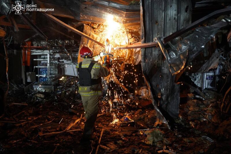 Удар по АЗС під Полтавою: число поранених зросло