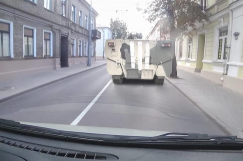 В Білорусі зафіксували новітній російський БТР-22
