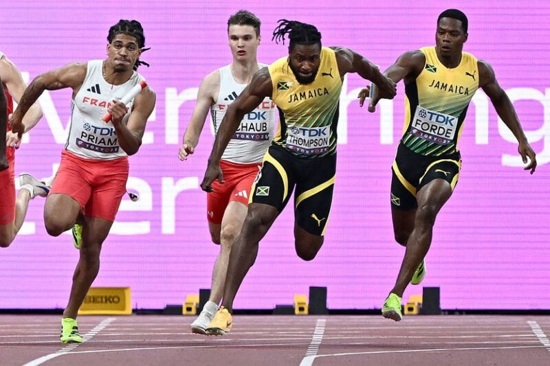 Ямайці сплохували на ЧС з легкої атлетики, не добігши до кінця забігу