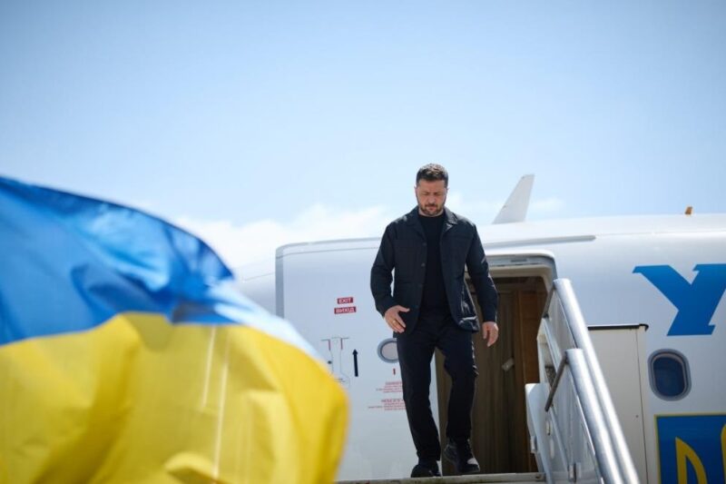 Зеленський прибув з візитом до Данії