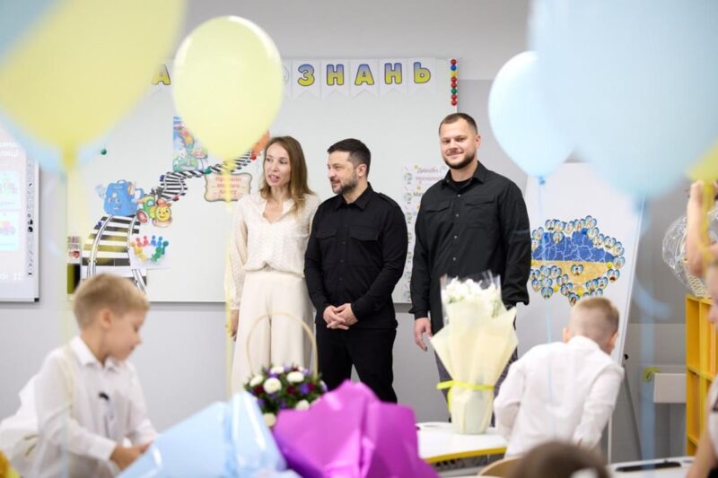 Зеленський відвідав початкову школу нового типу в Броварах