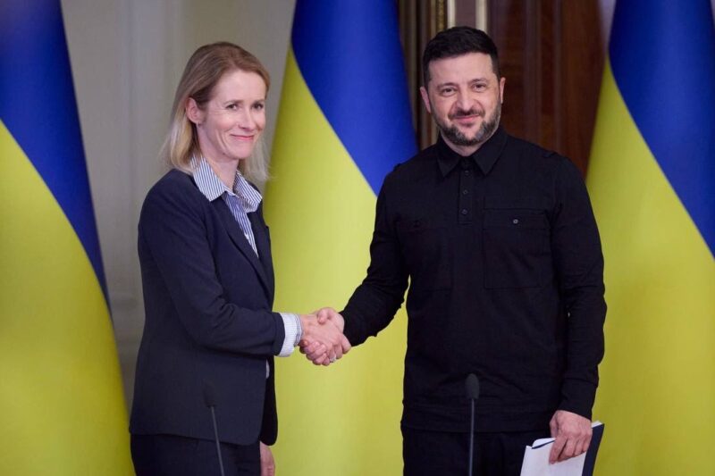 Спільна пресконференція Володимира Зеленського і Каї Каллас