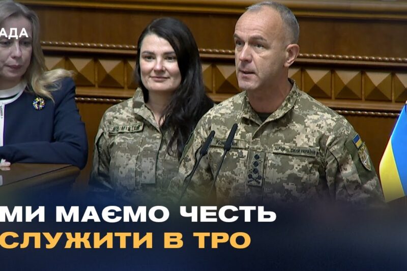 “Ми маємо честь служити в ТрО”: Промова Андрія Кожем’якіна про роль Тероборони у війні