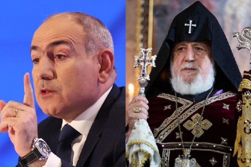 Пашинян: Католикос усіх вірмен незаконно захопив патріарший престол