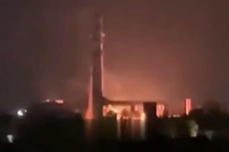 У Брянській області після атаки спалахнула ТЕЦ