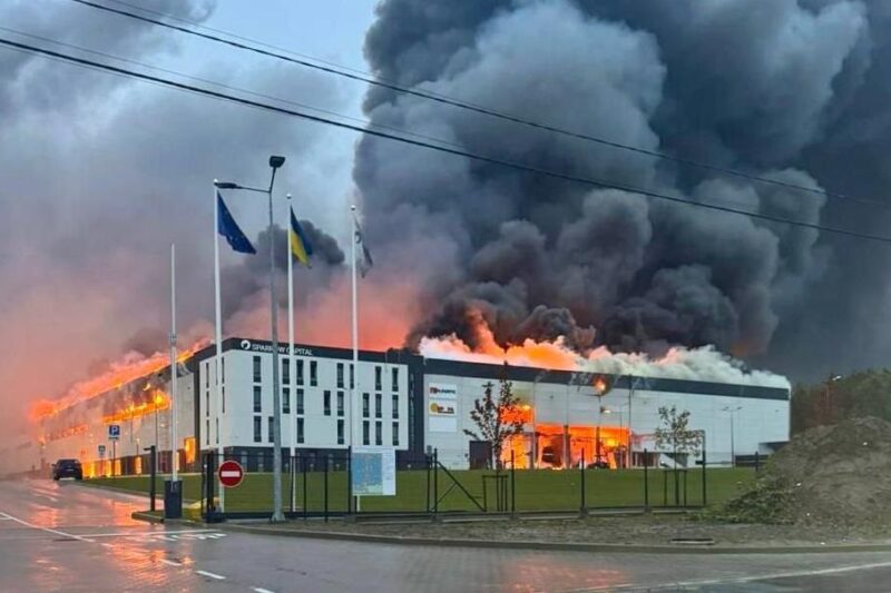 У Львові горить індустріальний парк