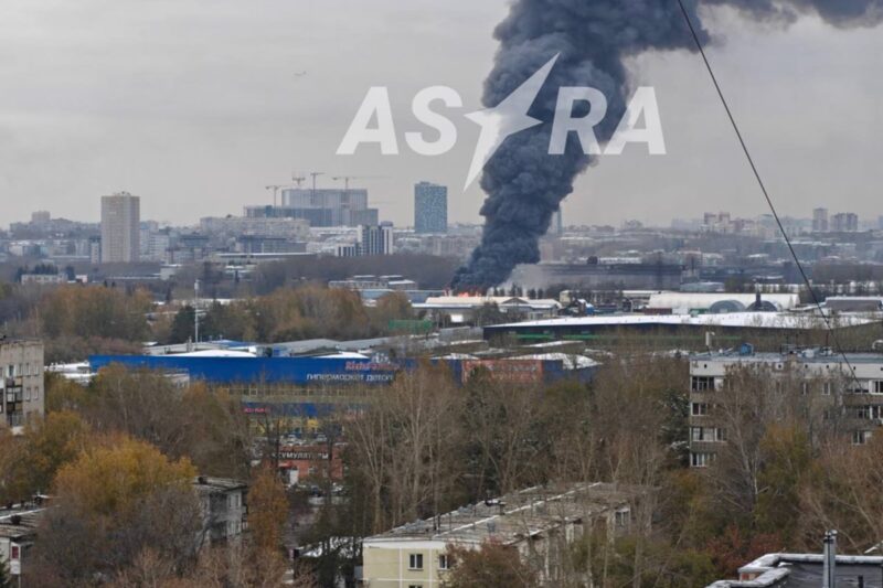 У Новосибірську сталася пожежа на території заводу