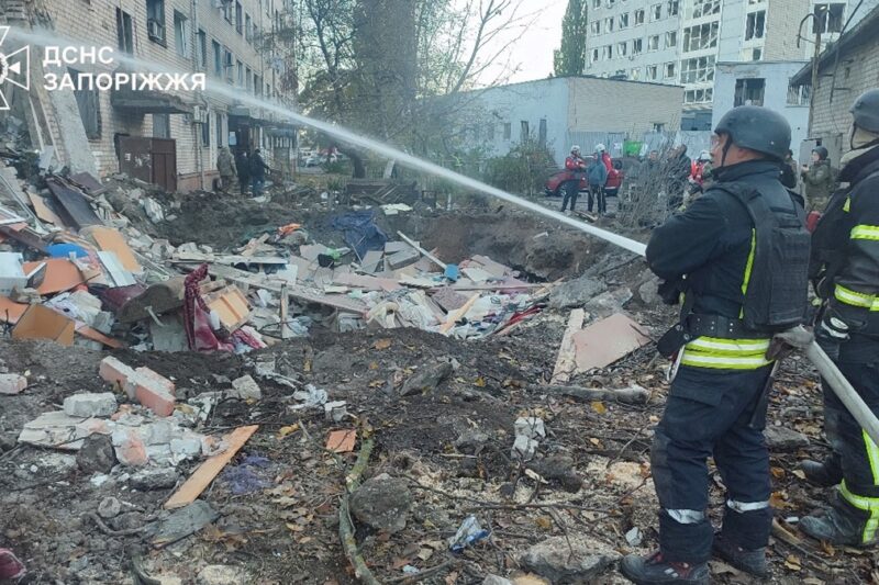 Внаслідок обстрілу у Запоріжжі поранено 13 людей