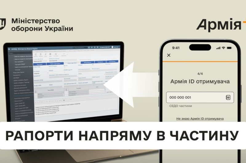 Рапорти напряму в частину (СЕДО): як це працює в Армія+