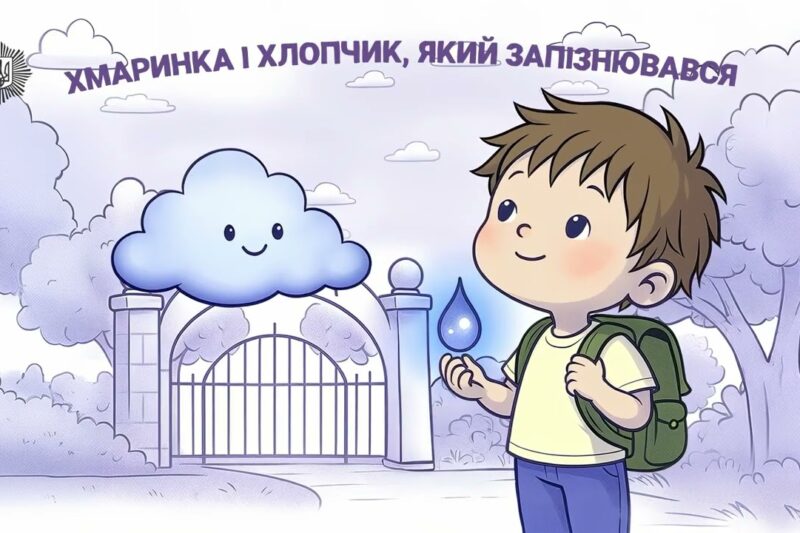 ⛅️ Хмаринка і хлопчик, який запізнювався ✨ казка для дітей