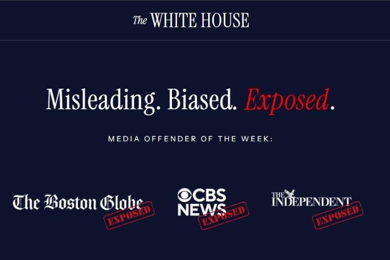 Білий дім створив “чорний список” незручних ЗМІ
