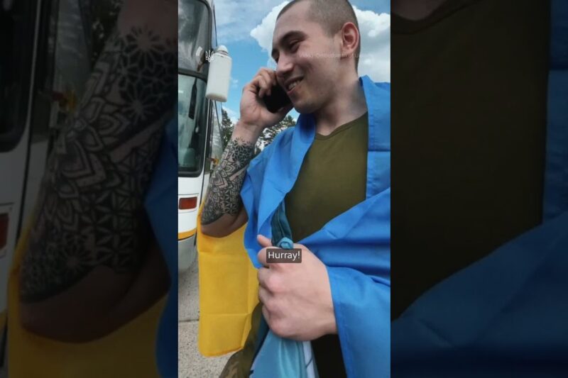 First calls of Ukrainians rescued from Russian captivity