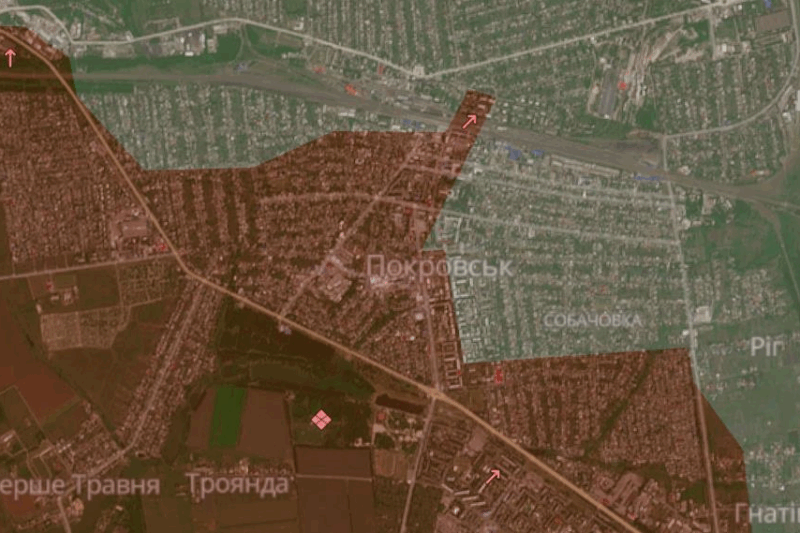 DeepState заявив про просування РФ у Покровську