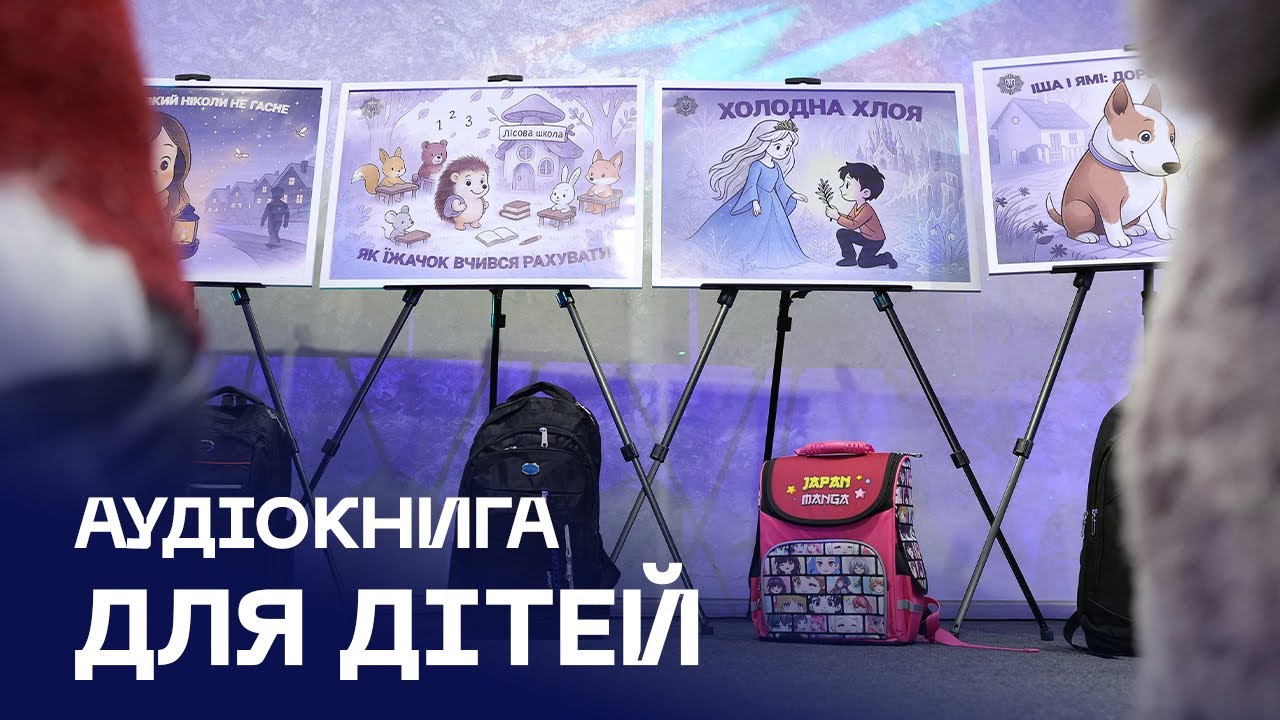 ✨ Голоси дитинства | У День захисту дітей МВС презентувало аудіокнигу