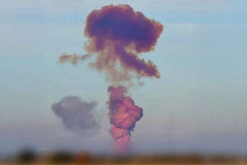 На ядерній ракетній базі РФ стався потужний вибух