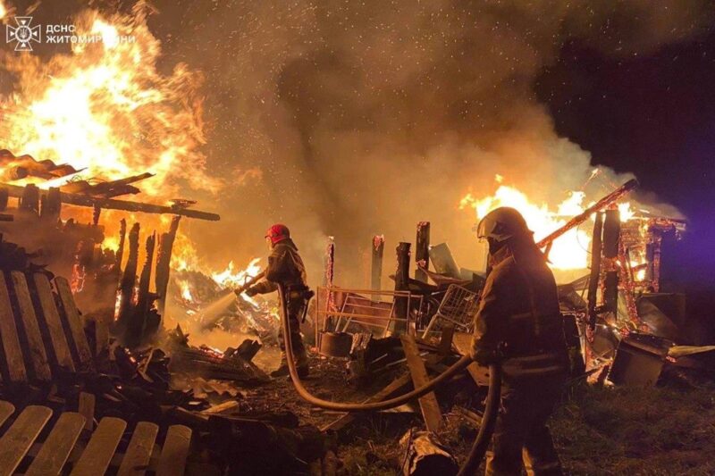 На Житомирщині дві жінки загинули під час пожежі