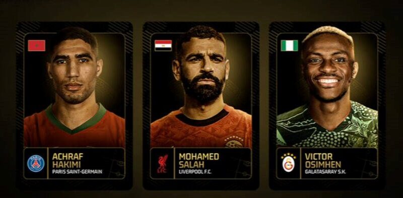 Троє гравців претендують на звання найкращого футболіста Африки