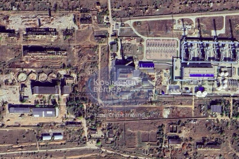 У Криму через атаку дронів спалахнула пожежа на хімзаводі – соцмережі